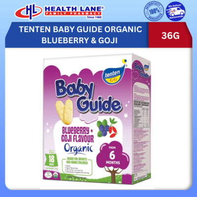 TENTEN BABY GUIDE ORGANIC 36G - BLUEBERRY & GOJI